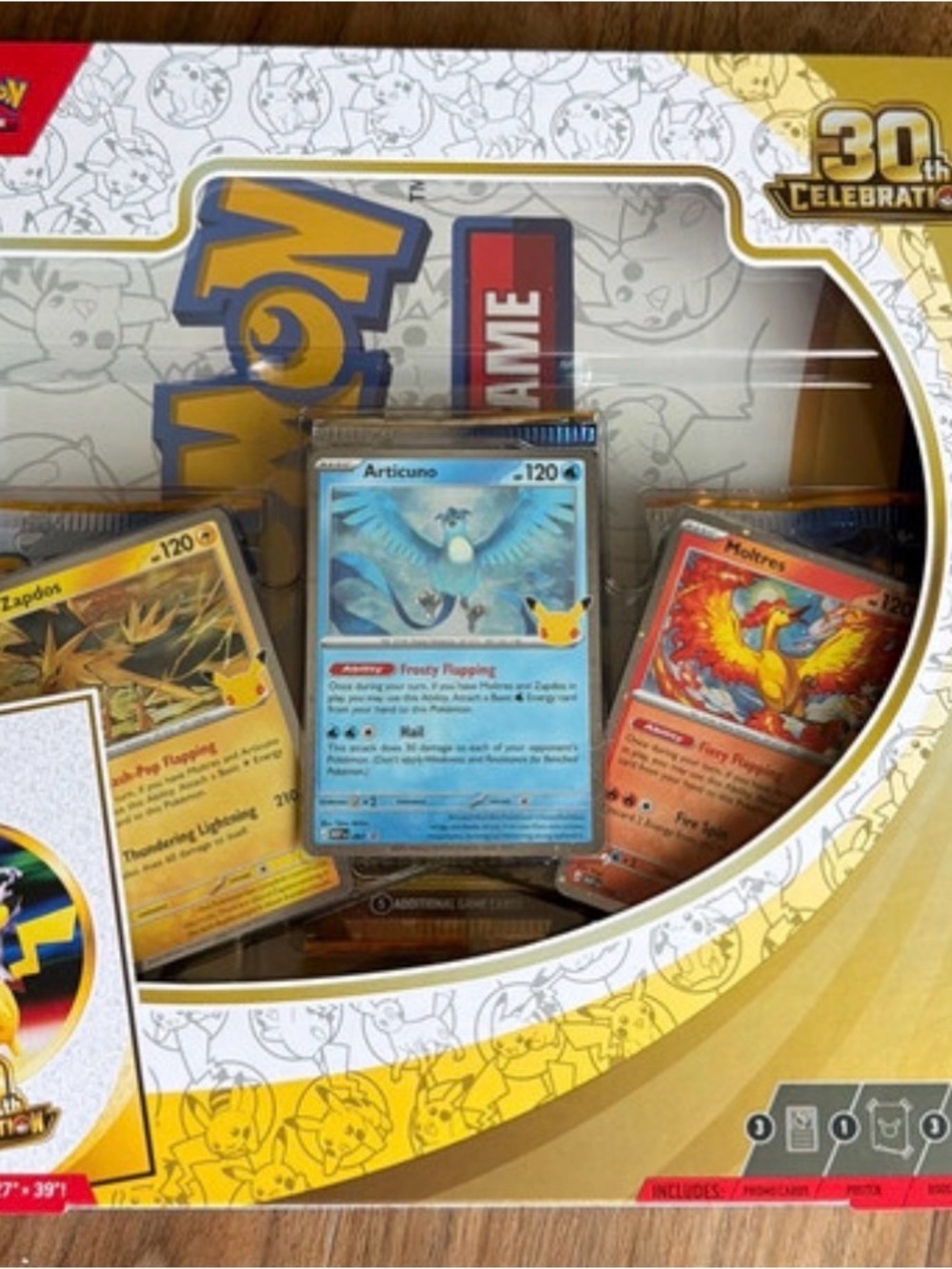 30th Anniversary Legendary Birds Collector Box - Blue Articuno Card